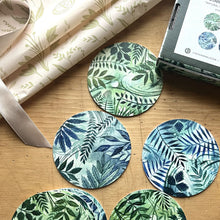Load image into Gallery viewer, Botanical Coaster Set