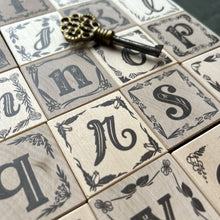 Load image into Gallery viewer, The Secret Garden Alphabet Blocks