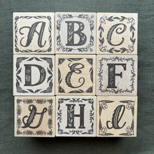 Load image into Gallery viewer, The Secret Garden Alphabet Blocks