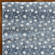 Load image into Gallery viewer, Linen Table Runner: Wild Daisy Field in Blue