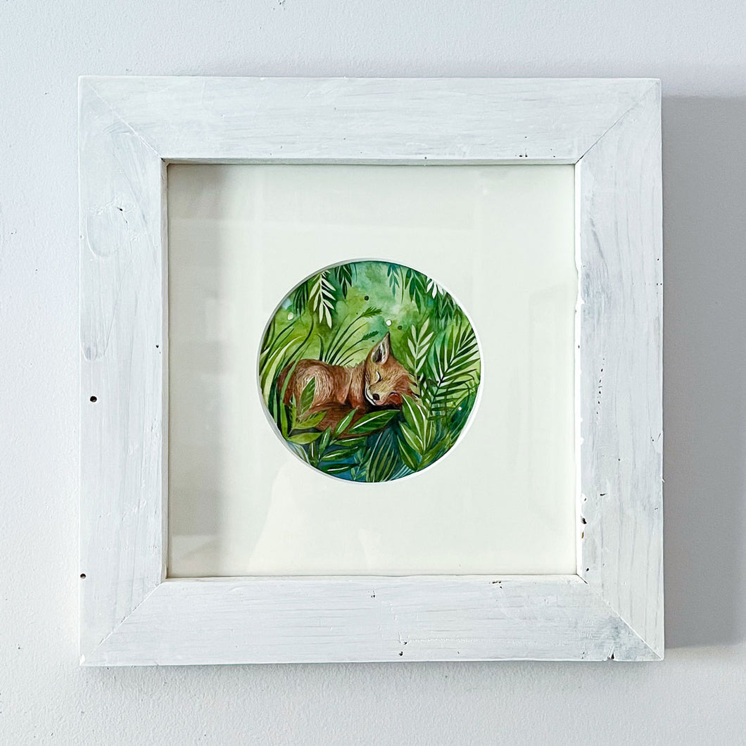 Emerging Life | Framed Original Watercolor by Cynthia Oswald