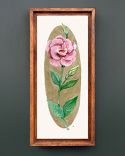 Load image into Gallery viewer, Lisianthus | Framed Original Watercolor by Cynthia Oswald
