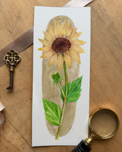 Load image into Gallery viewer, Sunflower | Framed Original Watercolor by Cynthia Oswald
