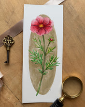 Load image into Gallery viewer, Cosmos | Framed Original Watercolor by Cynthia Oswald
