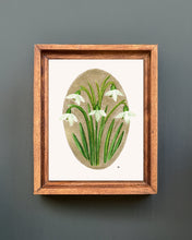 Load image into Gallery viewer, Snowdrops | Framed Original Watercolor by Cynthia Oswald
