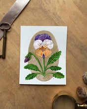 Load image into Gallery viewer, Penny Peach Jump-Up | Framed Original Watercolor by Cynthia Oswald

