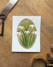 Load image into Gallery viewer, Snowdrops | Framed Original Watercolor by Cynthia Oswald
