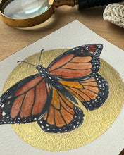 Load image into Gallery viewer, Monarch | Framed Original Watercolor by Cynthia Oswald
