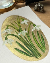 Load image into Gallery viewer, Snowdrops | Framed Original Watercolor by Cynthia Oswald
