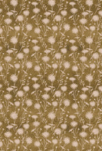 Load image into Gallery viewer, Wild Daisy Tea Towel in Pumpkin
