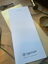 Load image into Gallery viewer, Yellow Rose — Gold-Foiled Flat Art Card + Envelope
