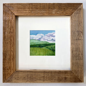 Unexpected View | Framed Original Watercolor by Cynthia Oswald