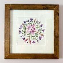Load image into Gallery viewer, Approaching Warmth, Magnolia &amp; Crocus  |  Framed Original Watercolor
